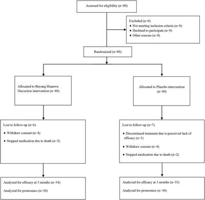 Efficacy and Mechanism of Buyang Huanwu Decoction in Patients With Ischemic Heart Failure: A Randomized, Double-Blind, Placebo-Controlled Trial Combined With Proteomic Analysis